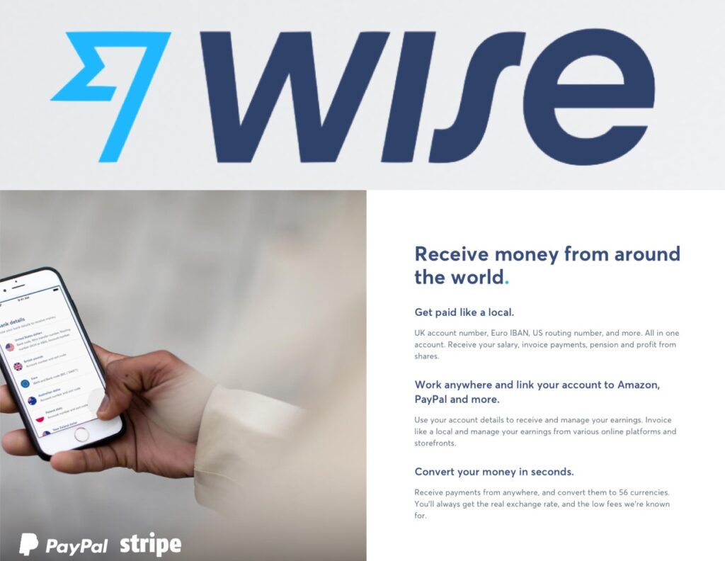 WISE - receive money from around the world
