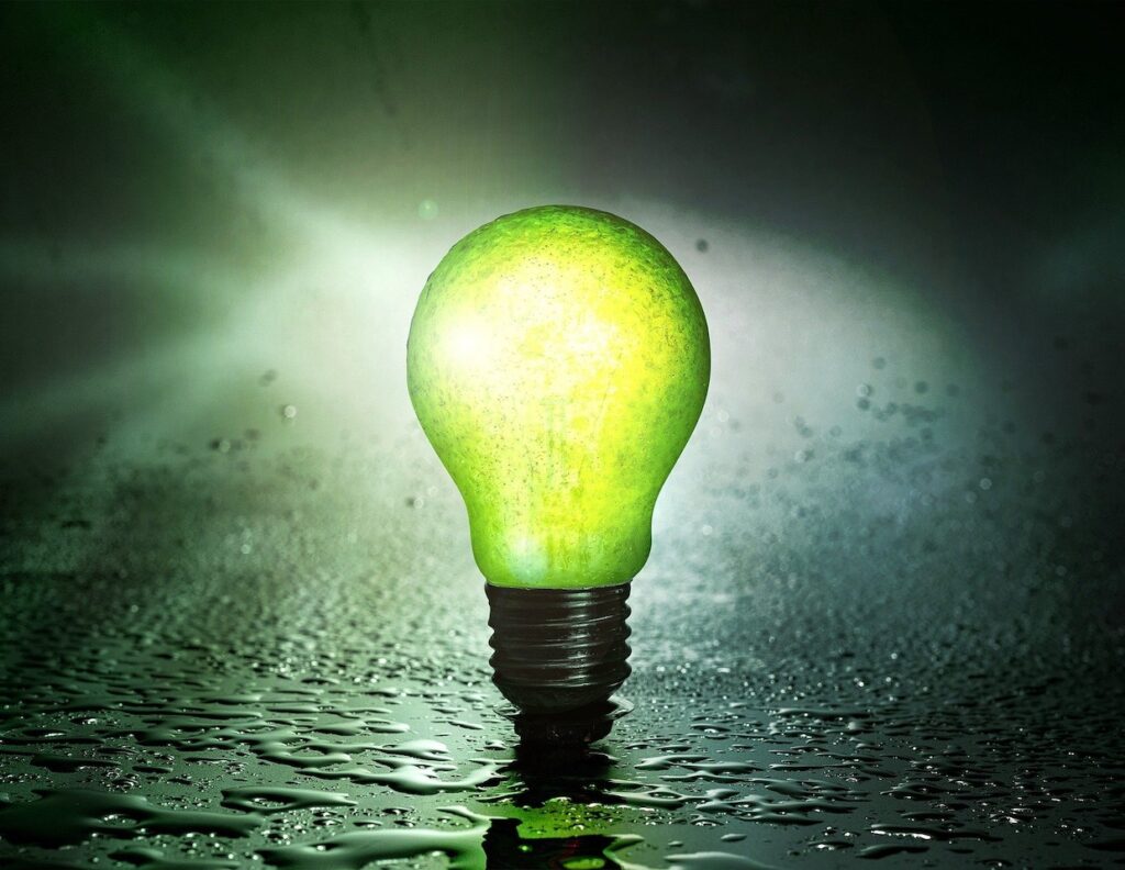Lightbulb and moisture